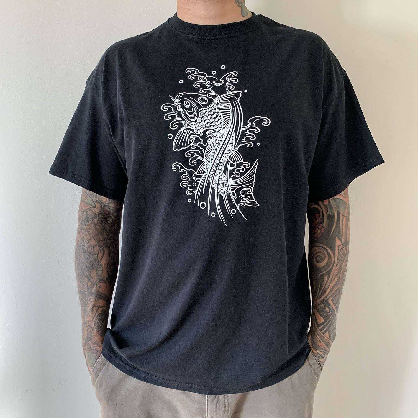 Men's Koi T-Shirt - Gareth Tattoo